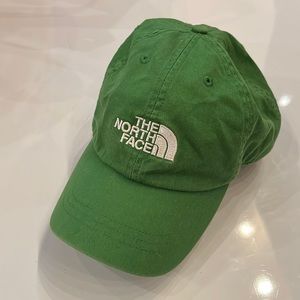 The Northface green hat adjustable